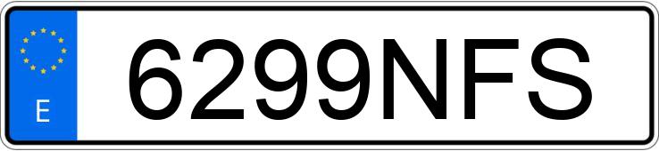 Numer rejestracyjny 6299NFS posiada BMW XM Numer rejestracyjny 6299NFS posiada BMW XM