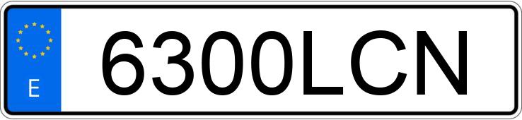 Numer rejestracyjny 6300LCN posiada FORD MONDEO