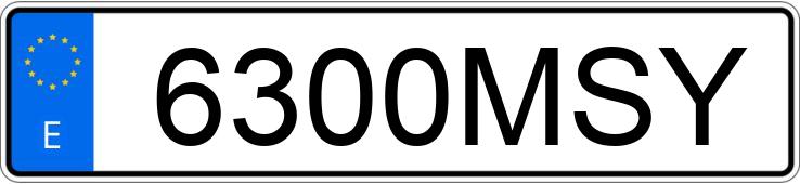 Numer rejestracyjny 6300MSY posiada HONDA SH 125I Numer rejestracyjny 6300MSY posiada HONDA SH 125I