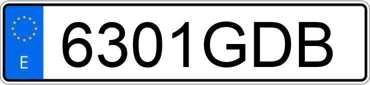 Numer rejestracyjny 6301GDB posiada MERCEDES E (211)