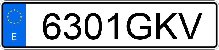 Numer rejestracyjny 6301GKV posiada CITROEN JUMPER