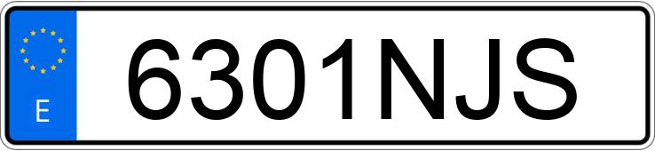 Numer rejestracyjny 6301NJS posiada MERCEDES GLC (253)