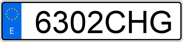 Numer rejestracyjny 6302CHG posiada VOLKSWAGEN PASSAT