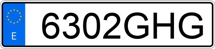 Numer rejestracyjny 6302GHG posiada PEUGEOT 207