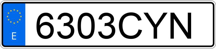 Numer rejestracyjny 6303CYN posiada BMW SERIE 5 Numer rejestracyjny 6303CYN posiada BMW SERIE 5