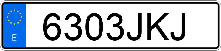 Numer rejestracyjny 6303JKJ posiada FIAT 500L