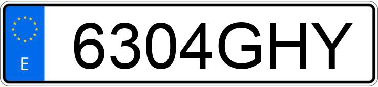 Numer rejestracyjny 6304GHY posiada REVA REVA I