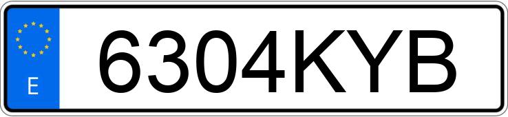 Numer rejestracyjny 6304KYB posiada NISSAN EVALIA Numer rejestracyjny 6304KYB posiada NISSAN EVALIA