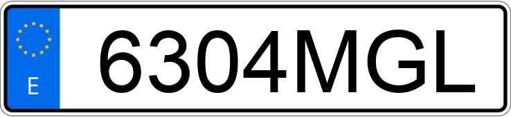Registreringsnummeret 6304MGL har CUPRA LEON