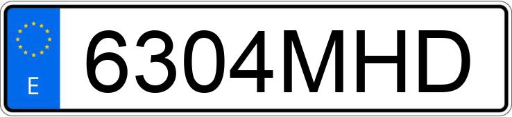 Numer rejestracyjny 6304MHD posiada VOLKSWAGEN TRANSPORTER