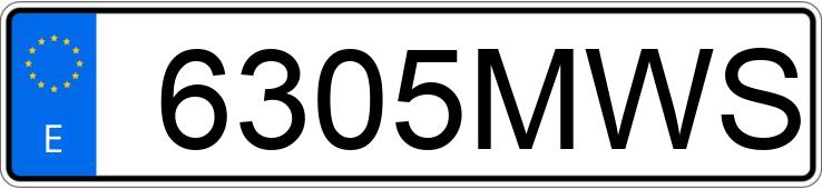 Numer rejestracyjny 6305MWS posiada LAND ROVER RANGE ROVER EVOQUE