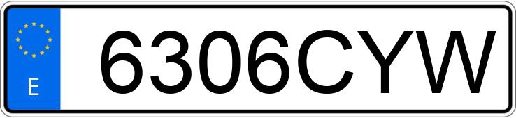 Numer rejestracyjny 6306CYW posiada BMW SERIE 3 Numer rejestracyjny 6306CYW posiada BMW SERIE 3