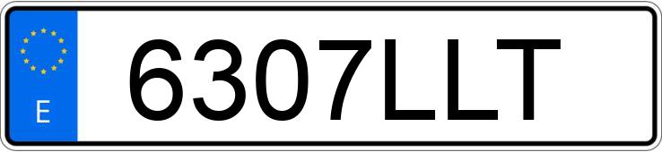 Numer rejestracyjny 6307LLT posiada PEUGEOT 3008