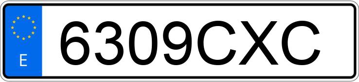 Numer rejestracyjny 6309CXC posiada PEUGEOT BOXER Numer rejestracyjny 6309CXC posiada PEUGEOT BOXER