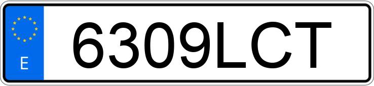 Numer rejestracyjny 6309LCT posiada HONDA FORZA