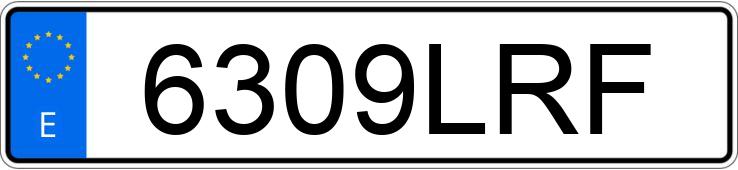 Numer rejestracyjny 6309LRF posiada AUDI Q8