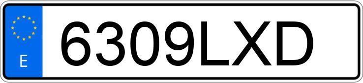 Numer rejestracyjny 6309LXD posiada RENAULT CLIO