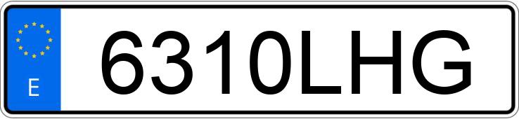 Numer rejestracyjny 6310LHG posiada TOYOTA RAV4