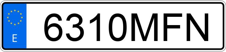Numer rejestracyjny 6310MFN posiada CUPRA LEON