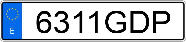 Numer rejestracyjny 6311GDP posiada SUZUKI MARAUDER 250