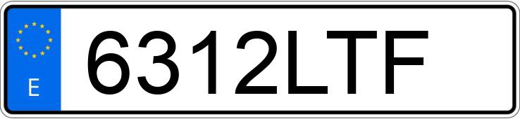 Numer rejestracyjny 6312LTF posiada JEEP CHEROKEE