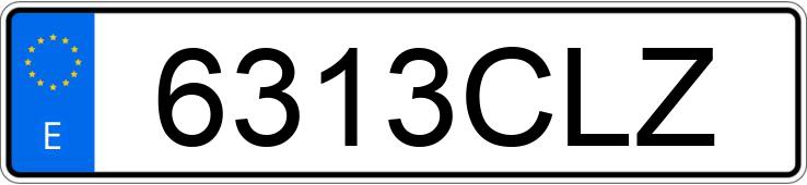 Numer rejestracyjny 6313CLZ posiada VOLKSWAGEN POLO