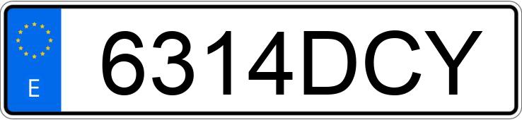 Numer rejestracyjny 6314DCY posiada SEAT TOLEDO Numer rejestracyjny 6314DCY posiada SEAT TOLEDO