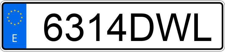 Numer rejestracyjny 6314DWL posiada VOLKSWAGEN PASSAT Numer rejestracyjny 6314DWL posiada VOLKSWAGEN PASSAT