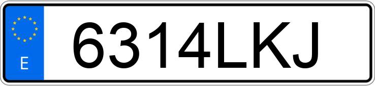 Numer rejestracyjny 6314LKJ posiada HONDA MONKEY