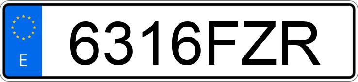 Numer rejestracyjny 6316FZR posiada RENAULT GRAND SCENIC