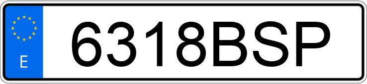 Numer rejestracyjny 6318BSP posiada MITSUBISHI L 200