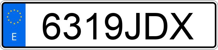 Numer rejestracyjny 6319JDX posiada DACIA LOGAN Numer rejestracyjny 6319JDX posiada DACIA LOGAN