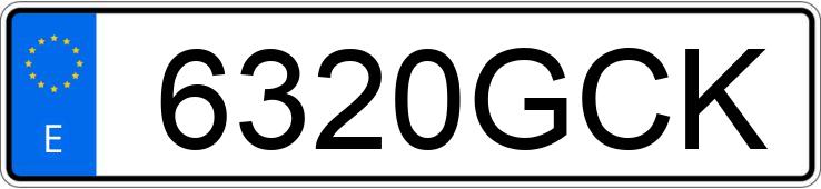 Numer rejestracyjny 6320GCK posiada MERCEDES VITO