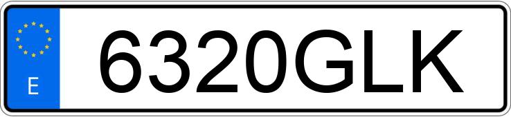 Numer rejestracyjny 6320GLK posiada CITROEN C3