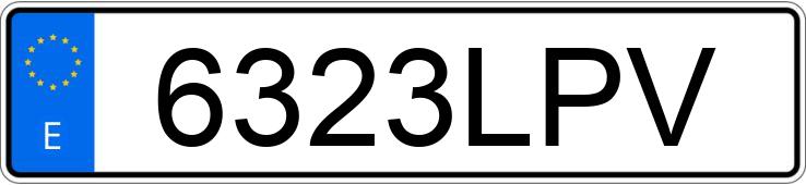 Numer rejestracyjny 6323LPV posiada SEAT ATECA