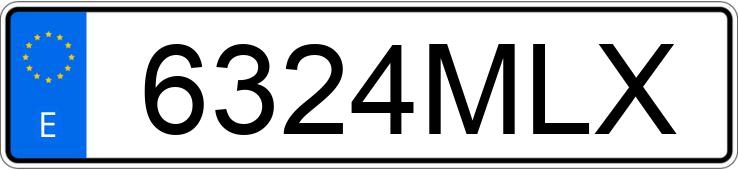 Numer rejestracyjny 6324MLX posiada KIA RIO Numer rejestracyjny 6324MLX posiada KIA RIO