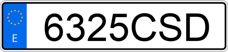 Numer rejestracyjny 6325CSD posiada FORD MONDEO Numer rejestracyjny 6325CSD posiada FORD MONDEO