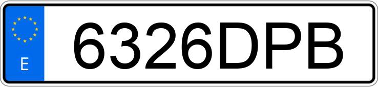 Numer rejestracyjny 6326DPB posiada KIA CARNIVAL Numer rejestracyjny 6326DPB posiada KIA CARNIVAL