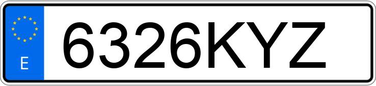 Numer rejestracyjny 6326KYZ posiada OPEL ASTRA