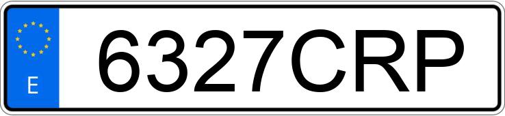 Numer rejestracyjny 6327CRP posiada SEAT IBIZA Numer rejestracyjny 6327CRP posiada SEAT IBIZA