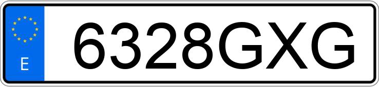 Numer rejestracyjny 6328GXG posiada VOLVO XC60