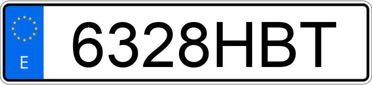 Numer rejestracyjny 6328HBT posiada FIAT PUNTO Numer rejestracyjny 6328HBT posiada FIAT PUNTO