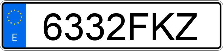 Numer rejestracyjny 6332FKZ posiada MERCEDES ACTROS