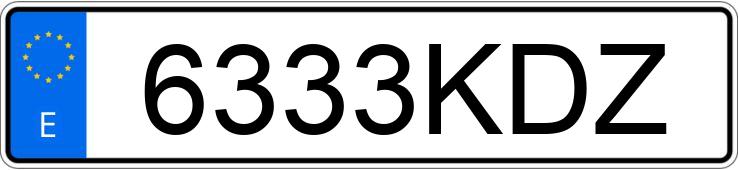 Numer rejestracyjny 6333KDZ posiada SUBARU WRX STI Numer rejestracyjny 6333KDZ posiada SUBARU WRX STI