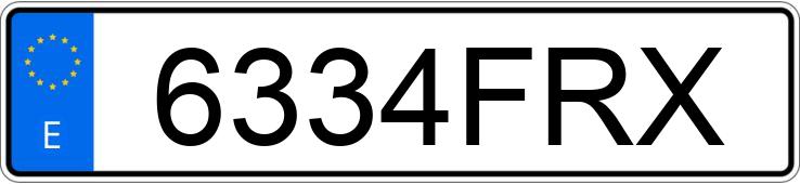 Numer rejestracyjny 6334FRX posiada VOLKSWAGEN PASSAT Numer rejestracyjny 6334FRX posiada VOLKSWAGEN PASSAT