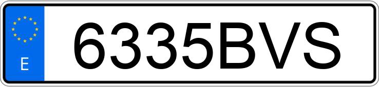 Numer rejestracyjny 6335BVS posiada SEAT IBIZA Numer rejestracyjny 6335BVS posiada SEAT IBIZA