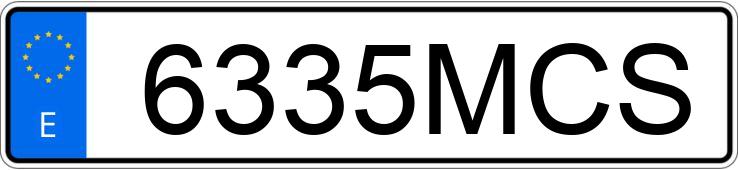 Numer rejestracyjny 6335MCS posiada BMW X4