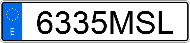 Numer rejestracyjny 6335MSL posiada LAND ROVER RANGE ROVER SPORT