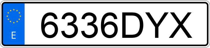 Numer rejestracyjny 6336DYX posiada BMW SERIE 3 Numer rejestracyjny 6336DYX posiada BMW SERIE 3