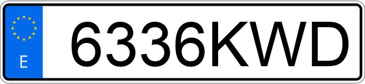 Numer rejestracyjny 6336KWD posiada KIA CEED Numer rejestracyjny 6336KWD posiada KIA CEED